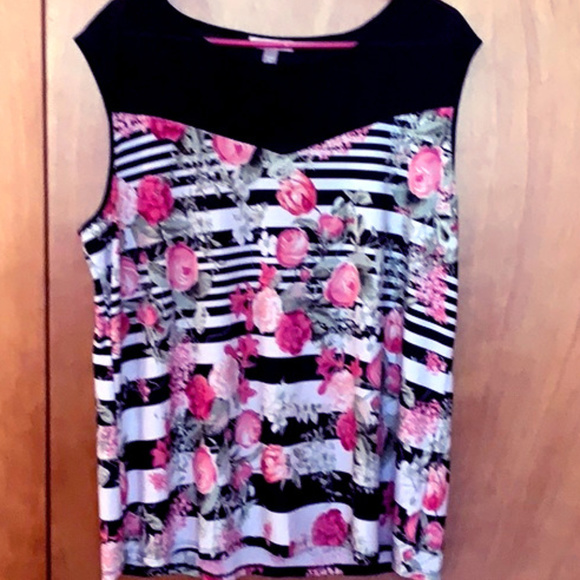 Roz & Ali Tops - Roz & Ali Tank Top Blouse size 1x Dress Top